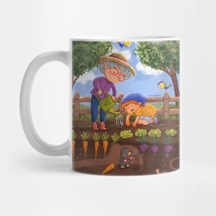 Growing vegetables Mug